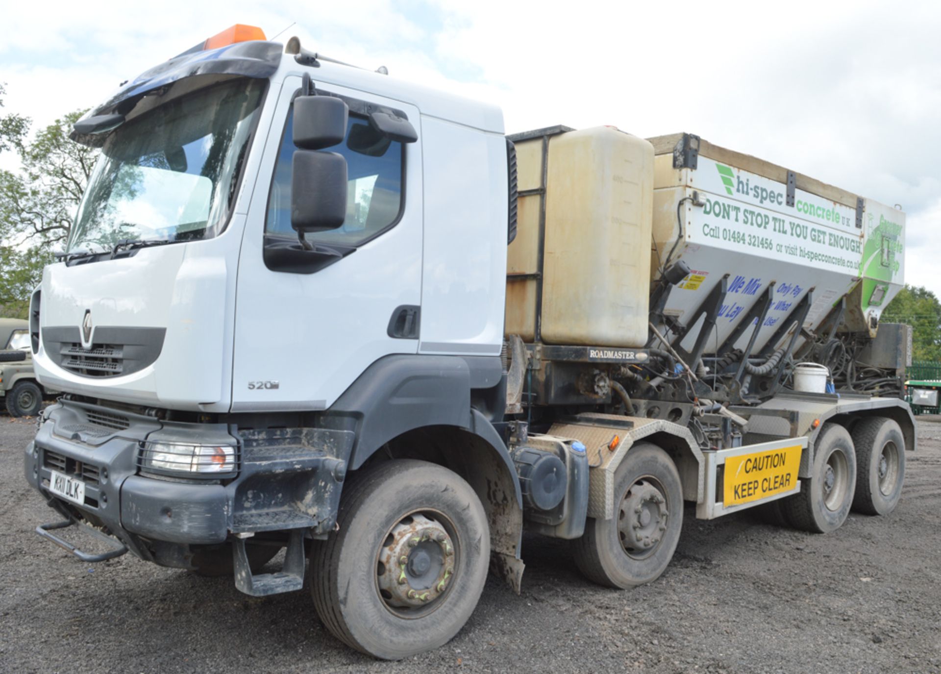 Renault Kerax 520 8x4 Roadmaster Easymix volumetric mixer lorry  Registration number: KX11 DLK  Rec - Image 4 of 21