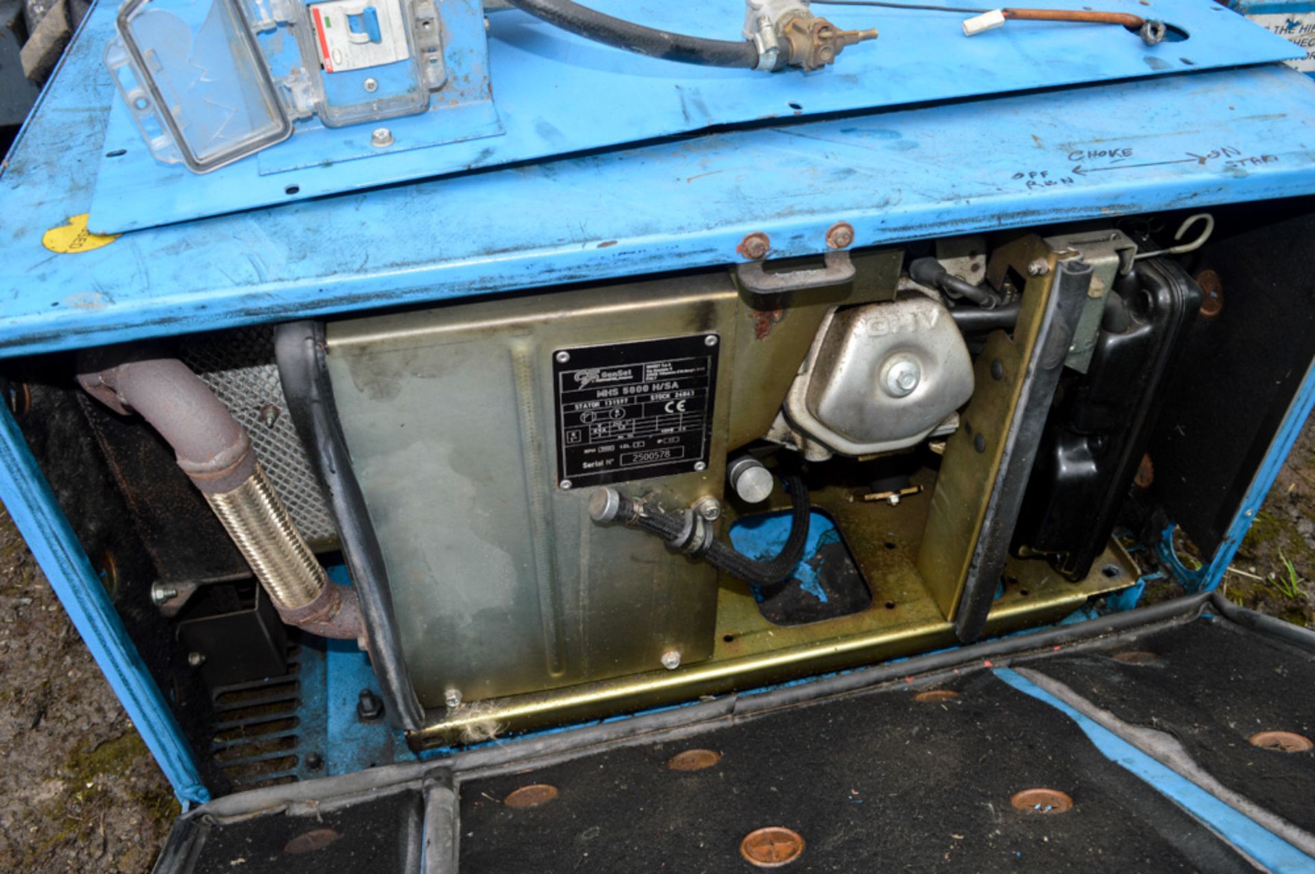 Genset MHS 5800 petrol driven generator for spares - Image 3 of 3