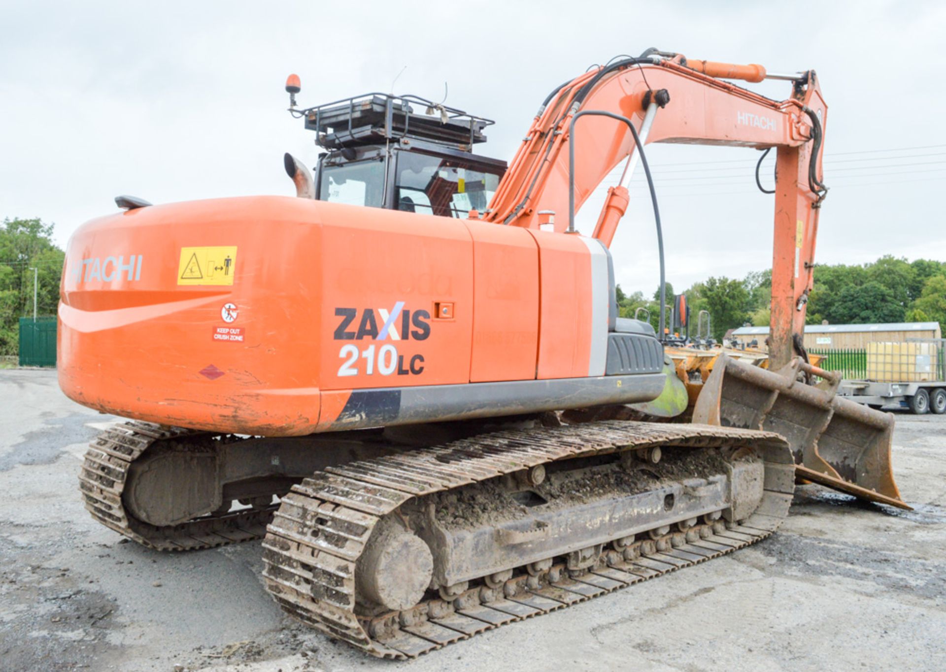 Hitachi Zaxis 210LC 21 tonne steel tracked excavator Year: 2008 S/N: 601306 Recorded Hours: 6876 - Bild 3 aus 15