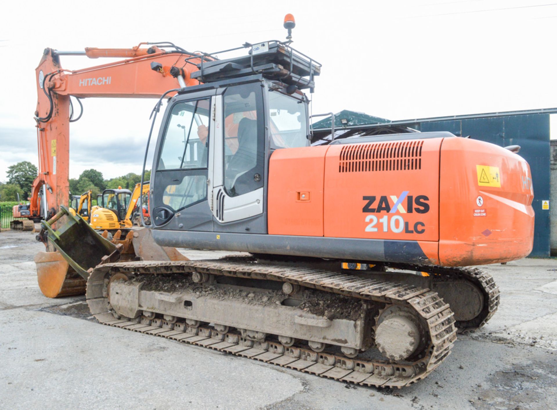 Hitachi Zaxis 210LC 21 tonne steel tracked excavator Year: 2008 S/N: 601306 Recorded Hours: 6876 - Image 2 of 15