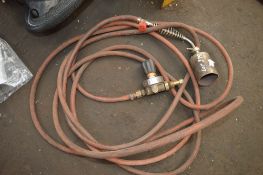 Gas torch c/w regulator & pipe