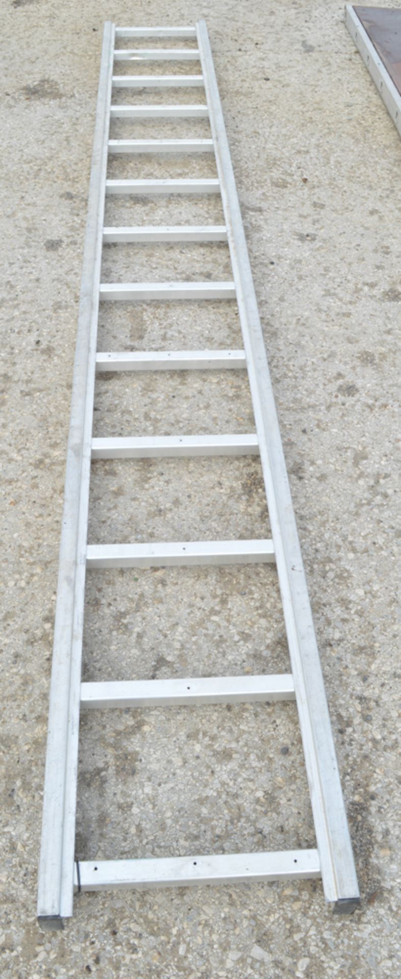 Aluminium 12ft staging ladder *NO BOARD* A589700