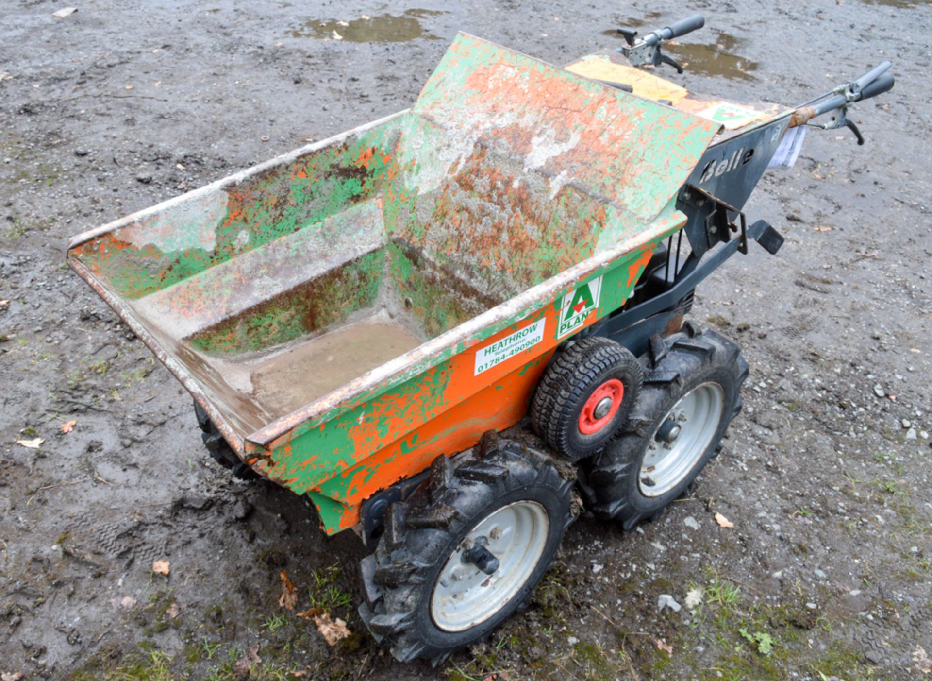 Belle BMD01 petrol driven power barrow Year: 2010 S/N: 143804 A539641 - Image 2 of 5