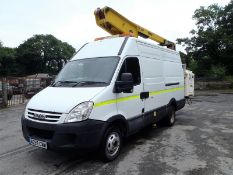 Iveco 50C15V 5.2 tonne MEWP tower van Registration Number: AE59 CWW Date of Registration: 21/12/2009