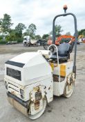 Benford Terex TV800 double drum ride on roller Year: 2008 S/N: E901HU043 Recorded Hours: 1252