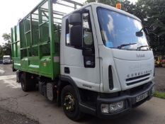 Iveco 100E18 Eurocargo 10 tonne caged tipper lorry Registration Number: CU08 EJY Date of