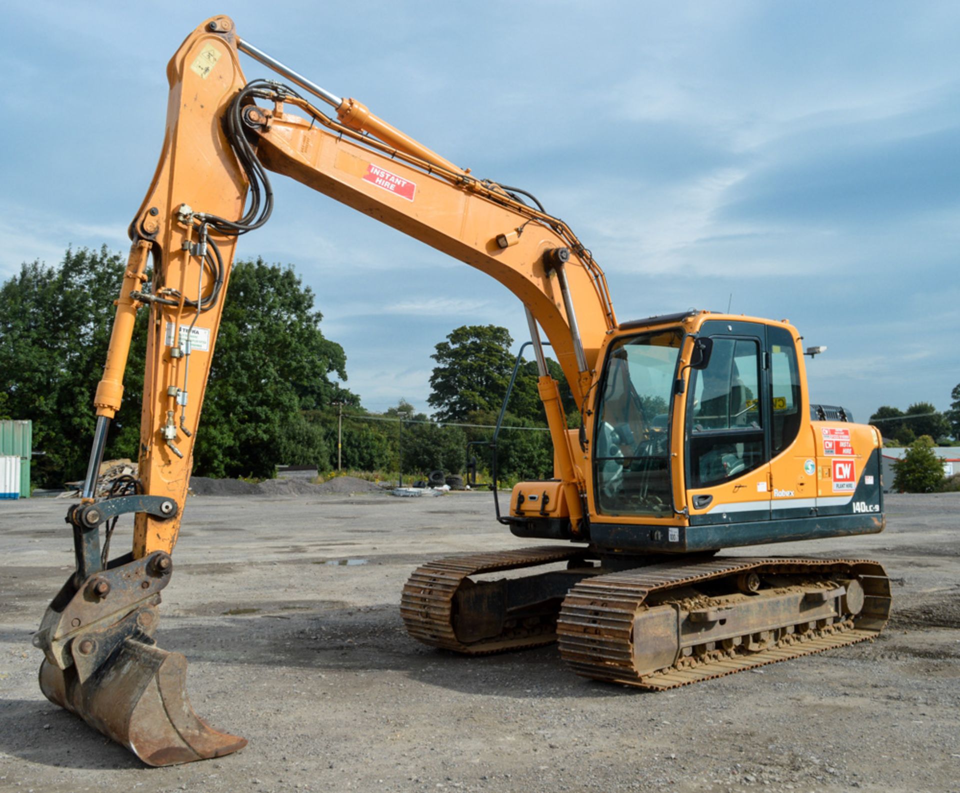 Hyundai Robex 140 LC-9 14 tonne steel tracked excavator Year: 2013 S/N: 0000784 Recorded Hours: 3471