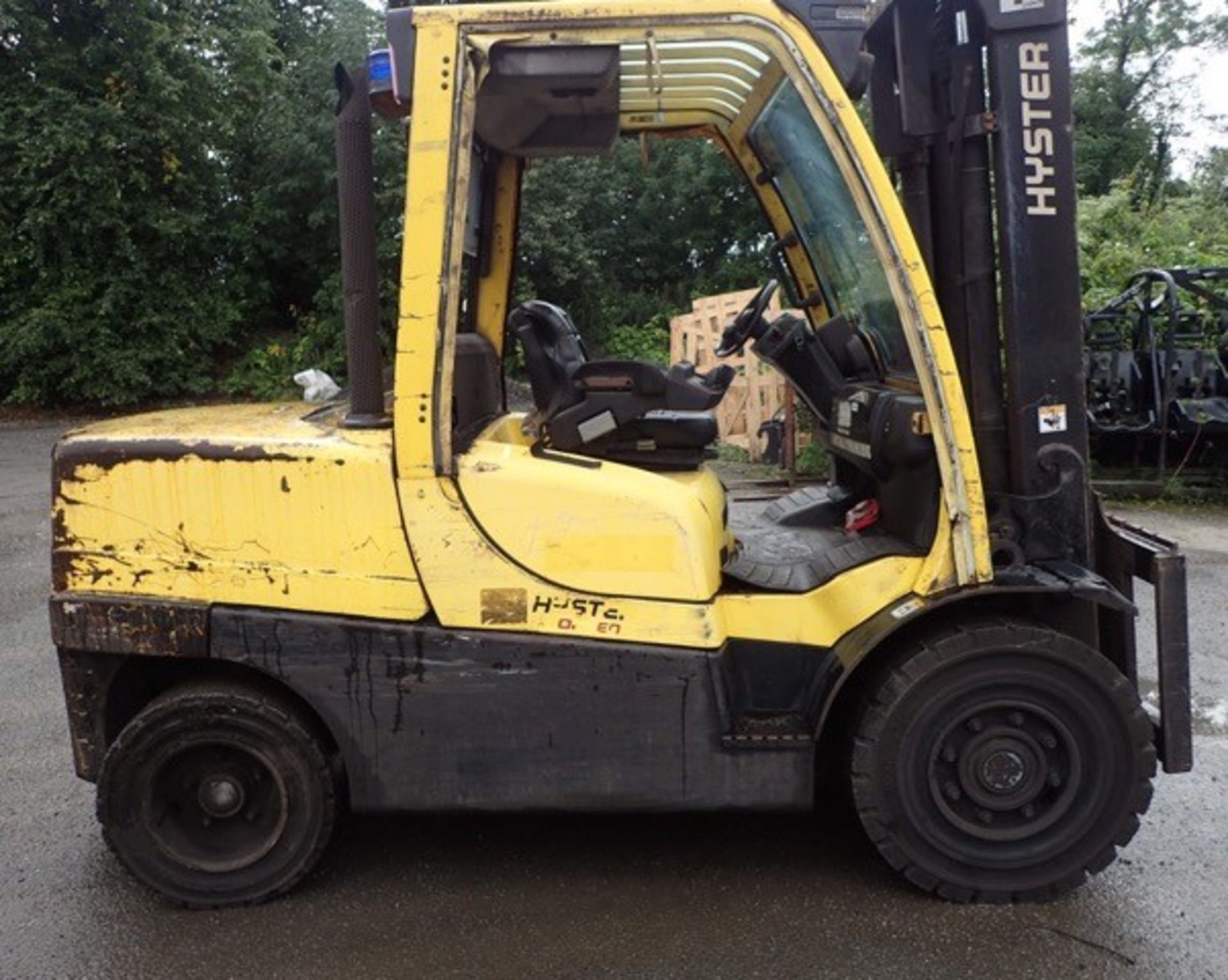 Hyster H5.5 5.5 tonne diesel driven fork lift truck Year: 2008 S/N: N005B04519F Recorded Hours: - Image 5 of 9