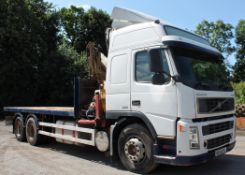 Volvo FM9 300 6x2 flatbed lorry Registration Number: Date of Registration: MOT Expires: 30/11/2017