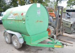 Trailer Engineering 500 gallon bunded fuel bowser  c/w manual pump, delivery hose and nozzle