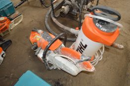 Stihl TS410 petrol driven cut off saw c/w water bottle