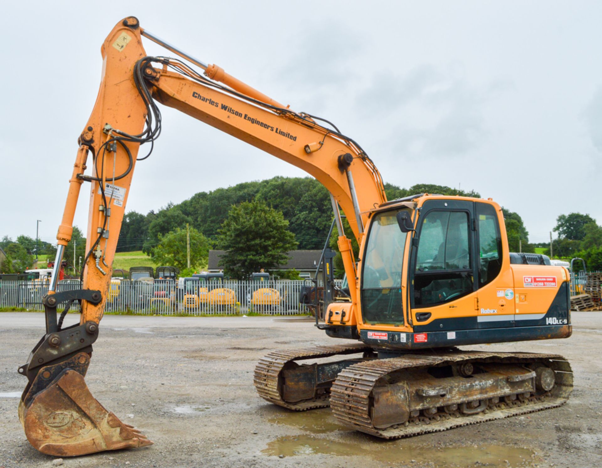 Hyundai Robex 140 LC-9 14 tonne steel tracked excavator Year: 2013 S/N: 0000625 Recorded Hours: 2980