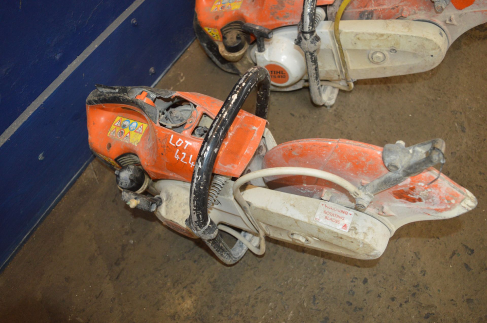 Stihl TS410 petrol driven cut off saw **Parts dismantled**