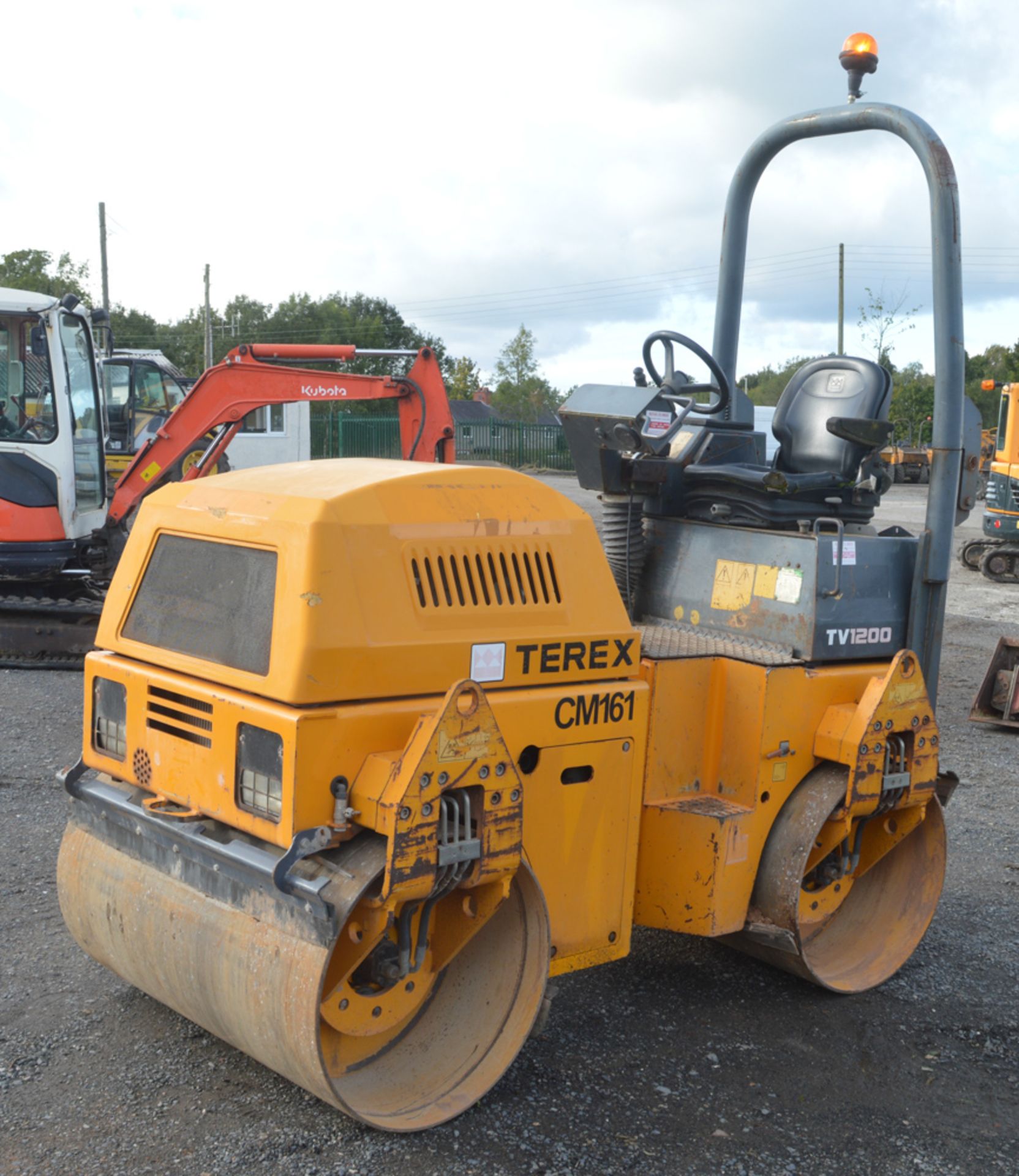 Benford Terex TV1200 double drum ride on roller Year: 2008 S/N: E801CD013 Recorded Hours: 1529 - Image 3 of 8