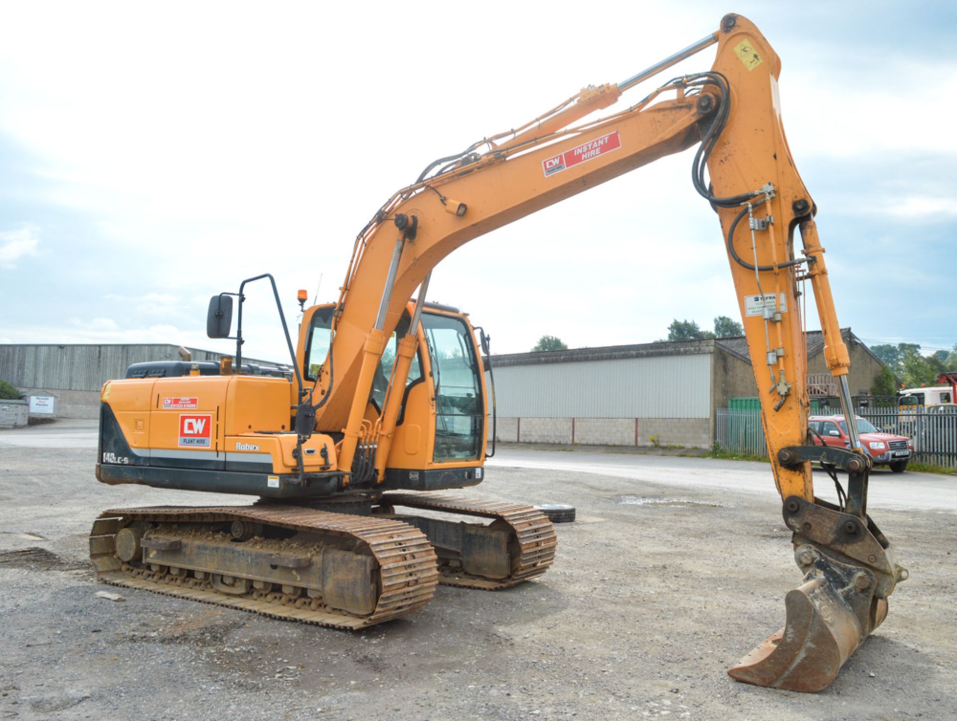 Hyundai Robex 140 LC-9 14 tonne steel tracked excavator Year: 2013 S/N: 0000784 Recorded Hours: 3471 - Image 4 of 12