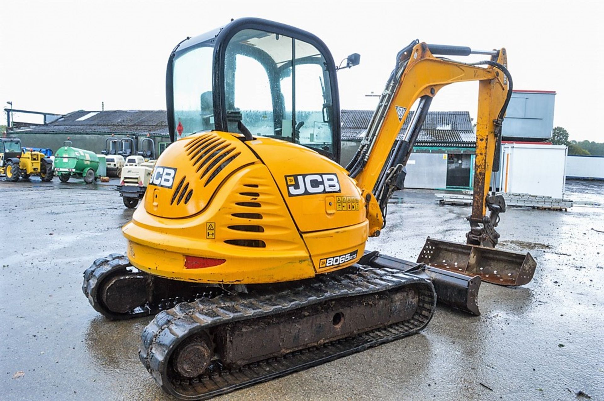 JCB 8065 RTS 6.5 tonne rubber tracked excavator Year: 2011 S/N: 1538077 Recorded Hours: 3068 - Bild 3 aus 11