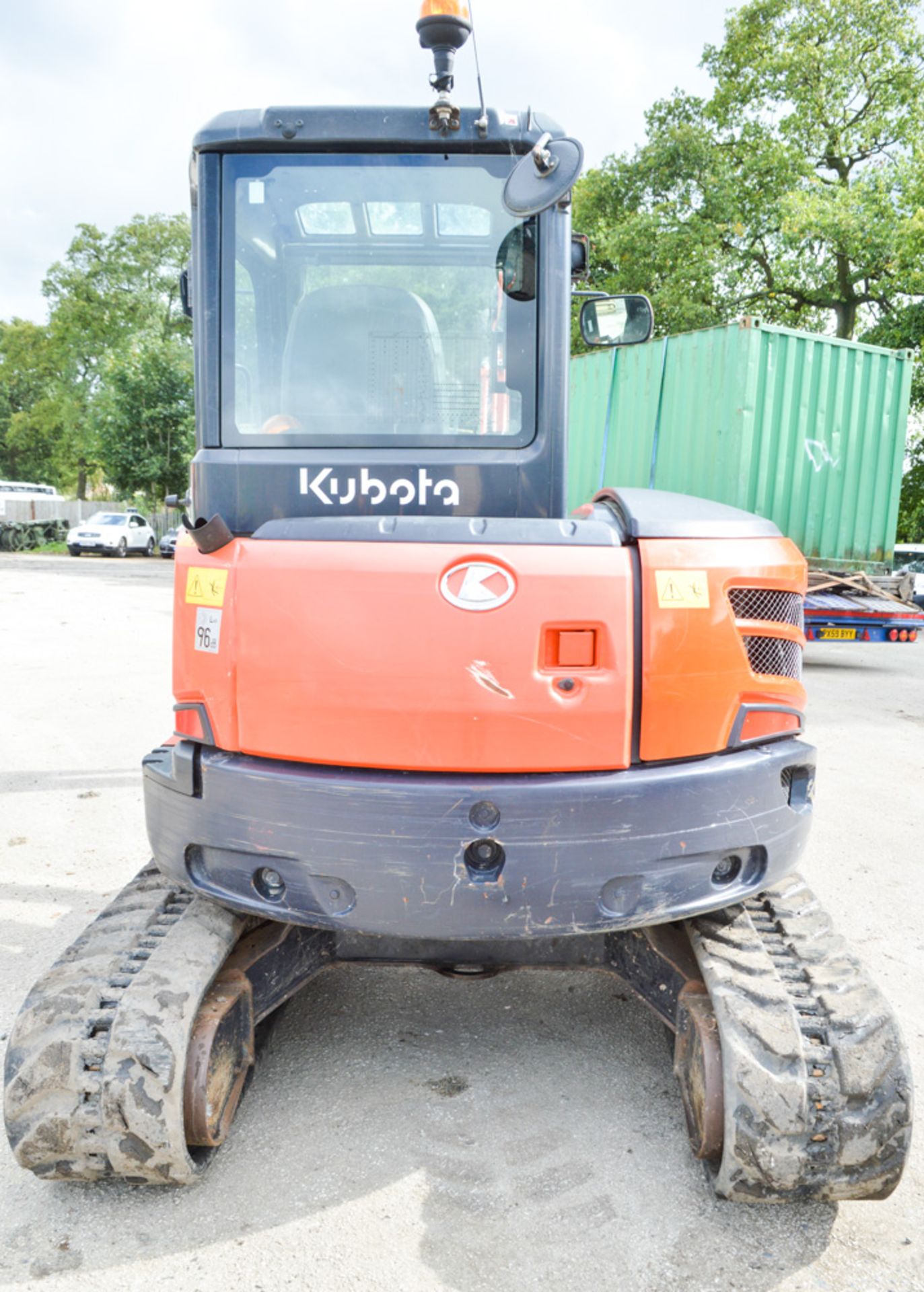 Kubota U48-4 4.8 tonne rubber tracked mini excavator Year: 2012 S/N: 50891 Recorded Hours: 3616 - Image 7 of 14