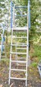 Clow aluminium adjustable stepladder magic platform A606297