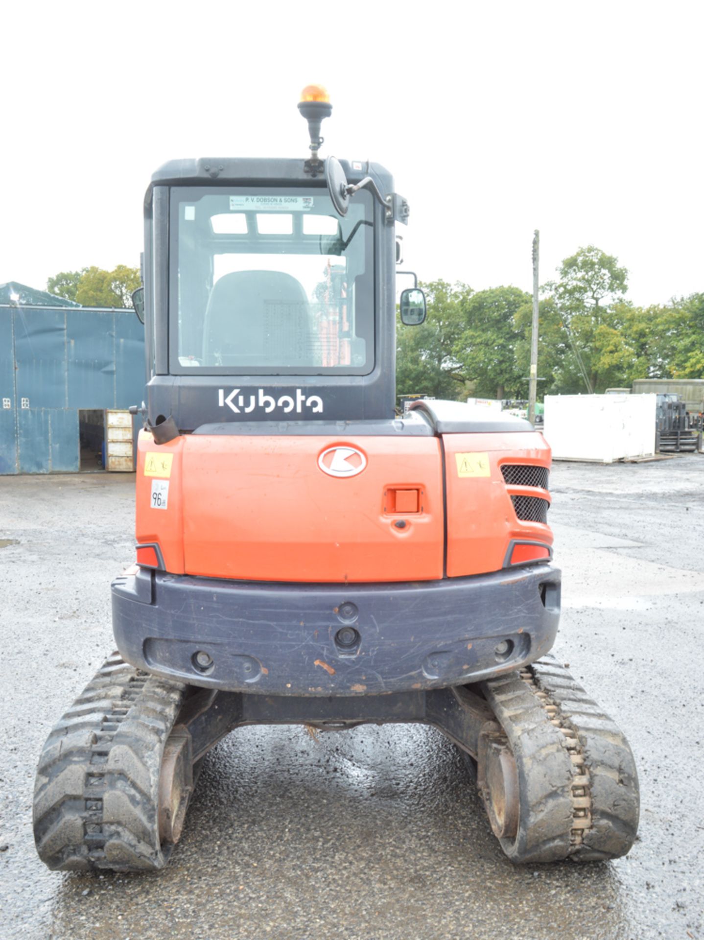 Kubota U48-4 4.8 tonne rubber tracked mini excavator Year: 2012 S/N: 51147 Recorded Hours: 3174 - Image 6 of 12