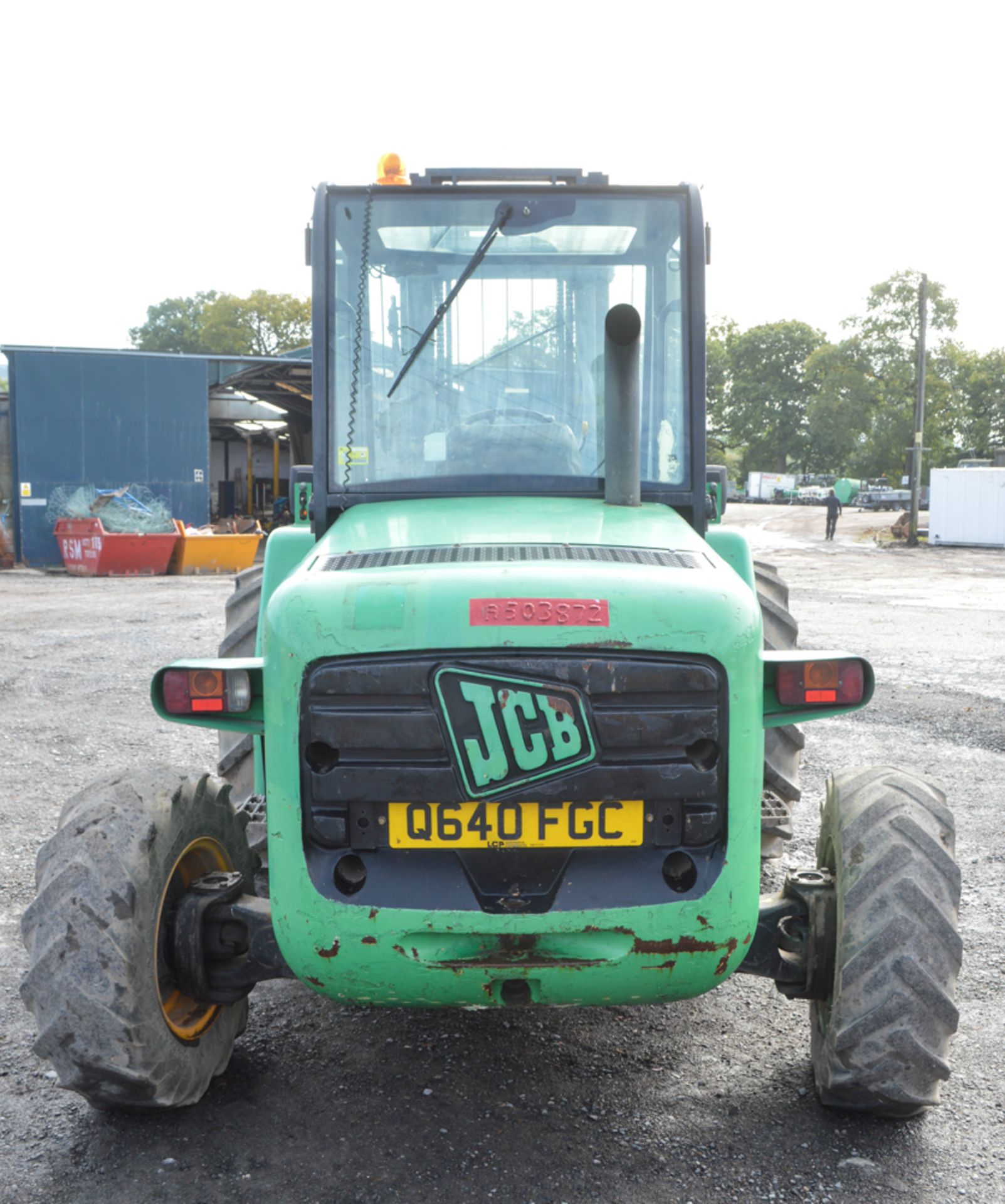 JCB 926 2.6 tonne rough terrain fork lift truck Year: 2008 S/N: 1281529 Recorded Hours: 3823 c/w - Image 6 of 14