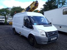 Ford Transit 115T 350 MEWP cherry picker van Registration Number: BV57 OLG Date of Registration: