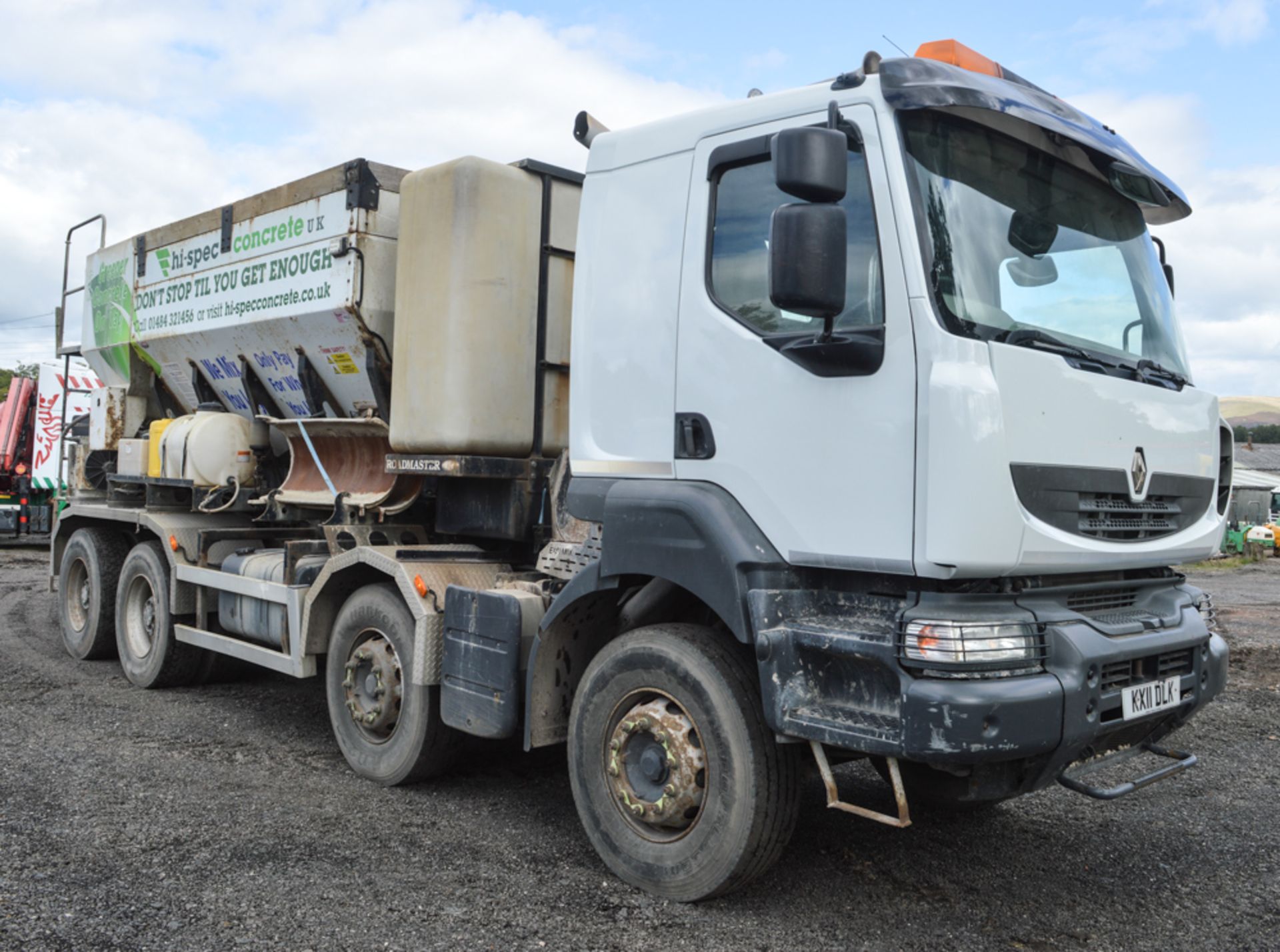 Renault Kerax 520 8x4 Roadmaster Easymix volumetric mixer lorry  Registration number: KX11 DLK  Rec