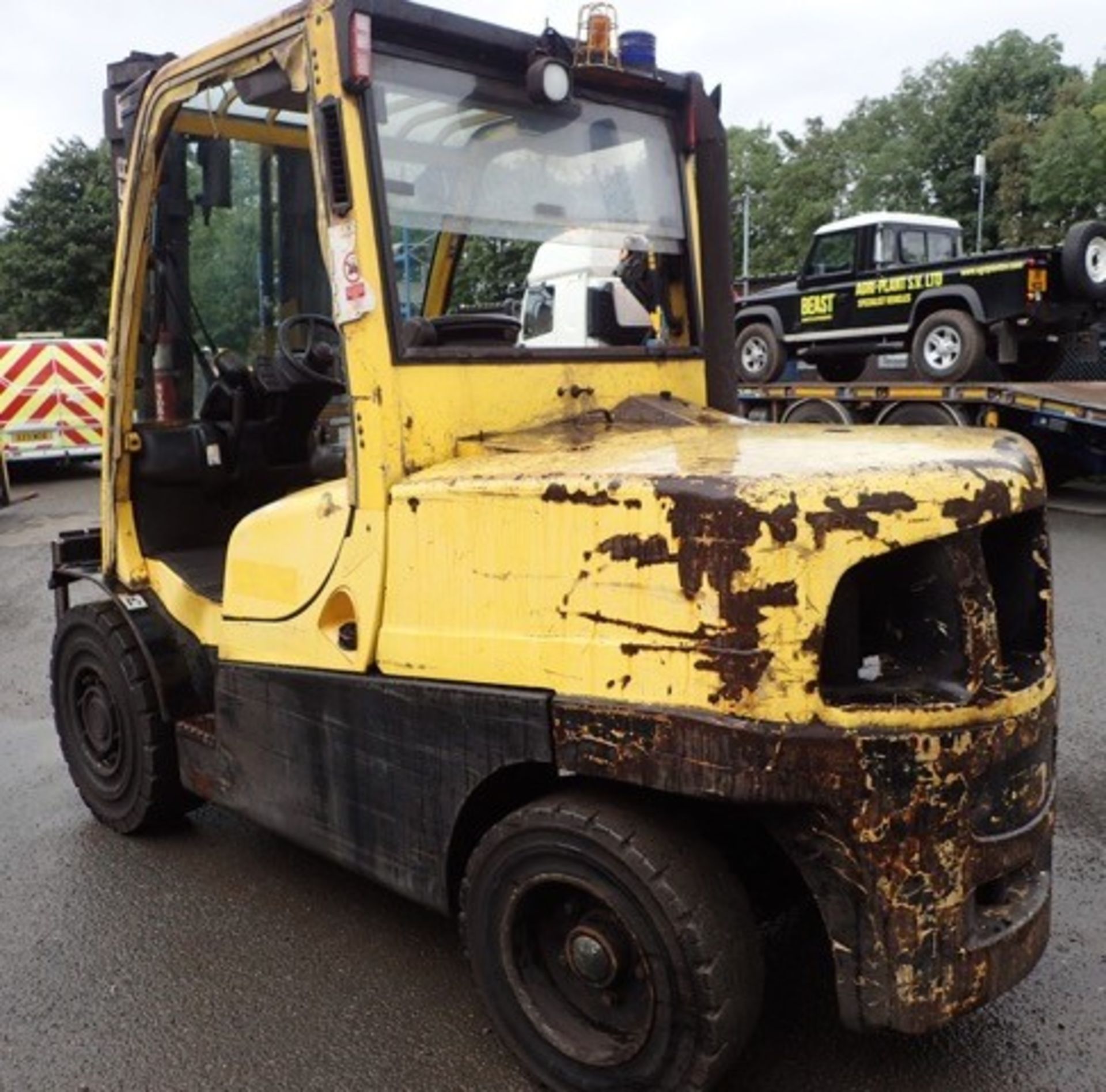 Hyster H5.5 5.5 tonne diesel driven fork lift truck Year: 2008 S/N: N005B04519F Recorded Hours: - Image 2 of 9