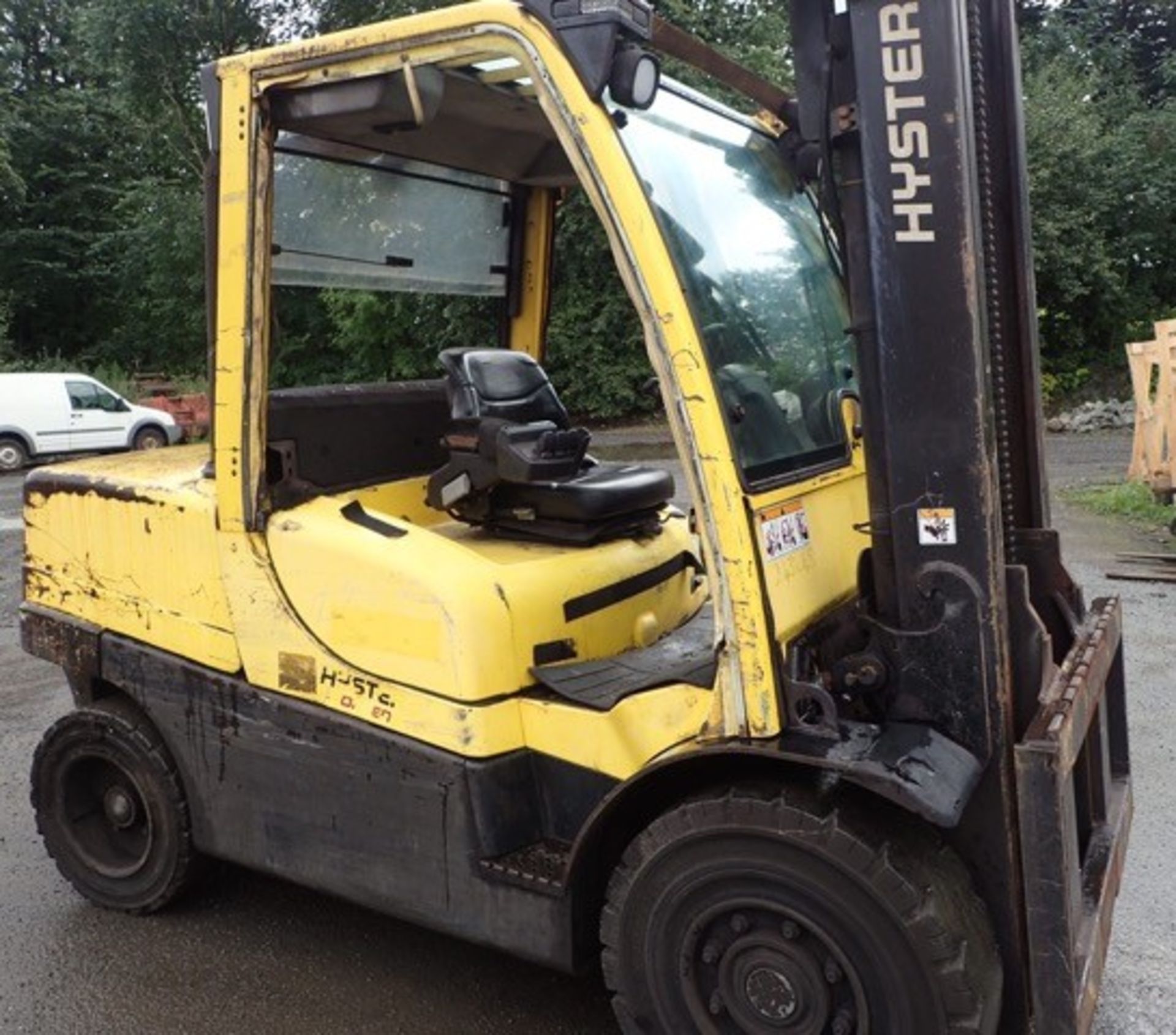 Hyster H5.5 5.5 tonne diesel driven fork lift truck Year: 2008 S/N: N005B04519F Recorded Hours: - Image 4 of 9