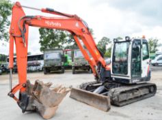 Kubota KX80-3 8 tonne rubber tracked excavator Year: 2010 S/N: 21590 Recorded Hours: 4461 blade,