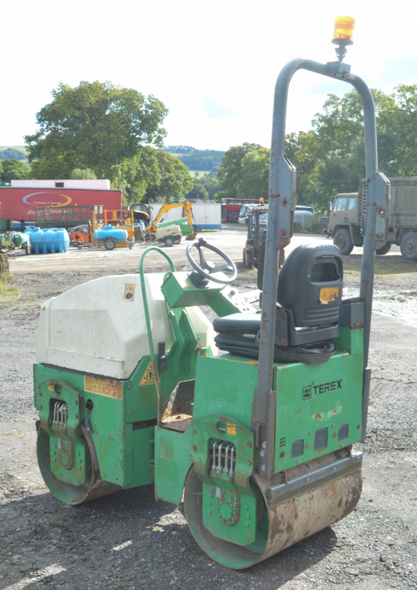 Benford Terex TV800 double drum roller  Year: 2008 S/N: E801HU022 Recorded hours: 798 A444153 - Image 3 of 8