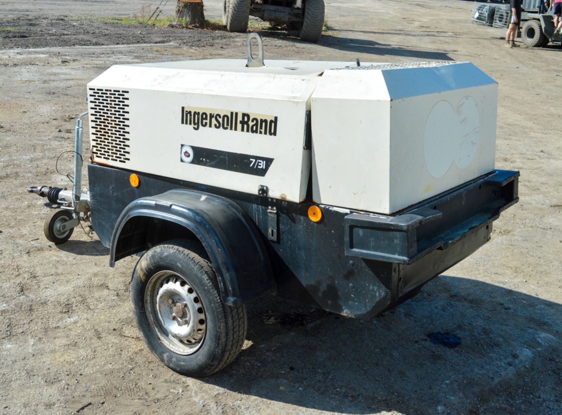 Ingersoll Rand 7/31 diesel driven mobile air compressor/generator Year: 2005 S/N: 317808 Recorded - Image 3 of 5