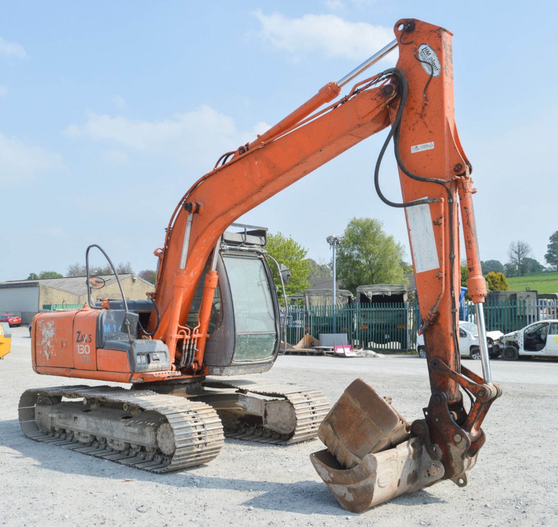 Hitachi Zaxis ZX130 steel tracked 13 tonne excavator Year: 2005 S/N: C00200251 Recorded Hours: 12, - Bild 4 aus 11