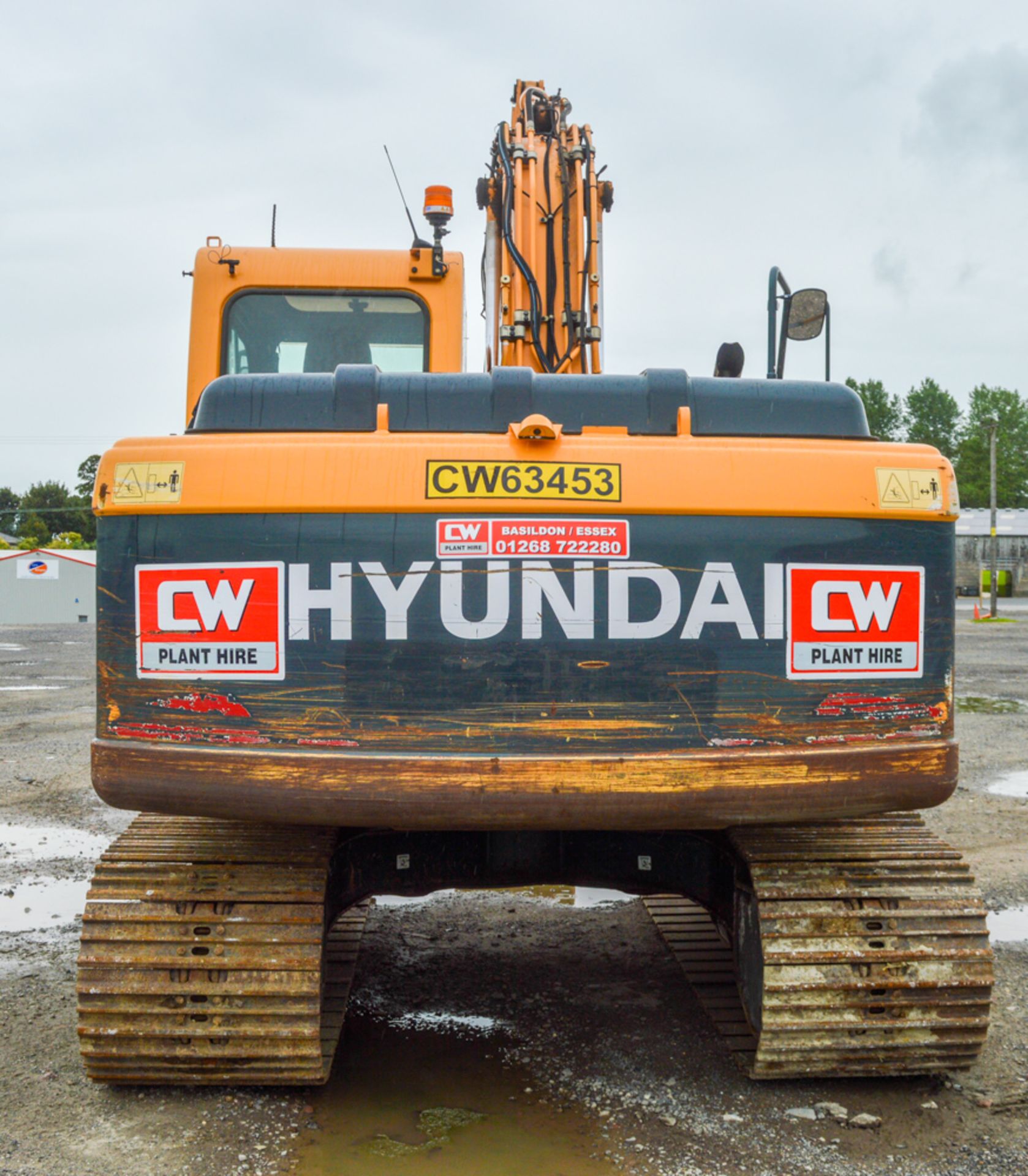 Hyundai Robex 140 LC-9 14 tonne steel tracked excavator Year: 2013 S/N: 0000625 Recorded Hours: 2980 - Image 6 of 12