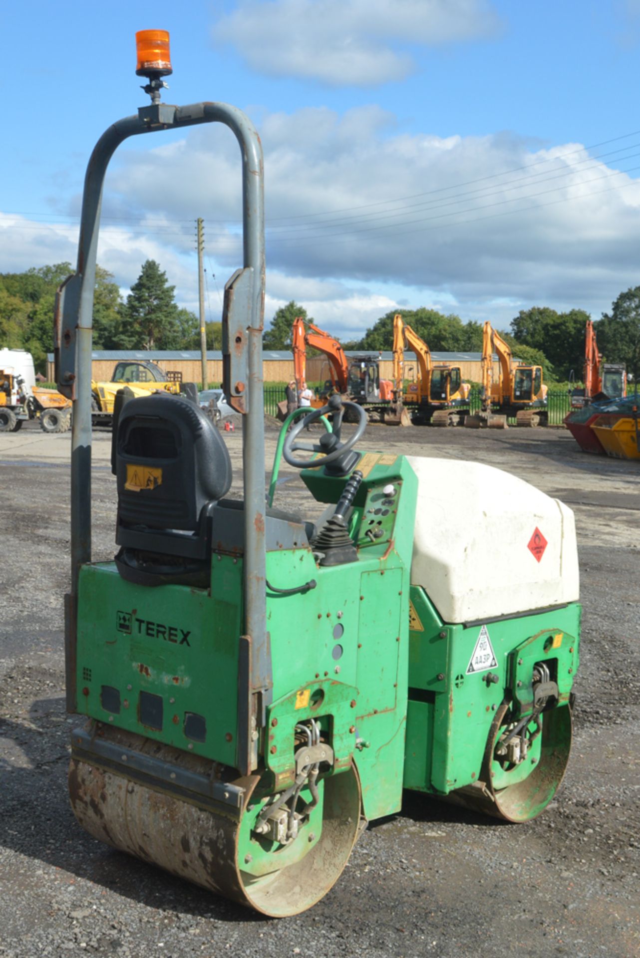 Benford Terex TV800 double drum roller  Year: 2008 S/N: E801HU022 Recorded hours: 798 A444153 - Image 2 of 8