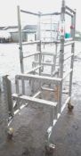 Aluminium scaffold podium