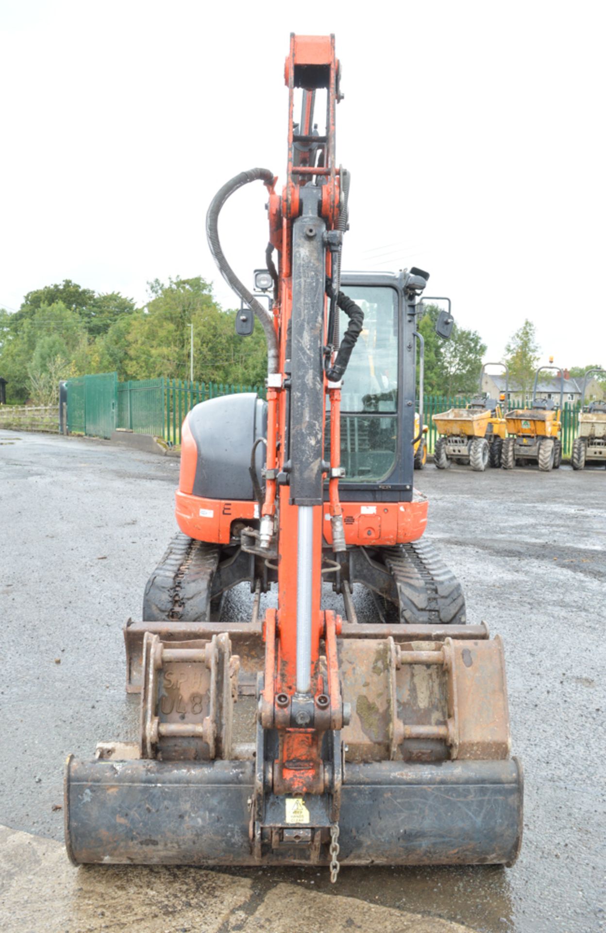 Kubota U48-4 4.8 tonne rubber tracked mini excavator Year: 2012 S/N: 51147 Recorded Hours: 3174 - Bild 5 aus 12