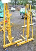 Pair of adjustable cable reel stands A620336