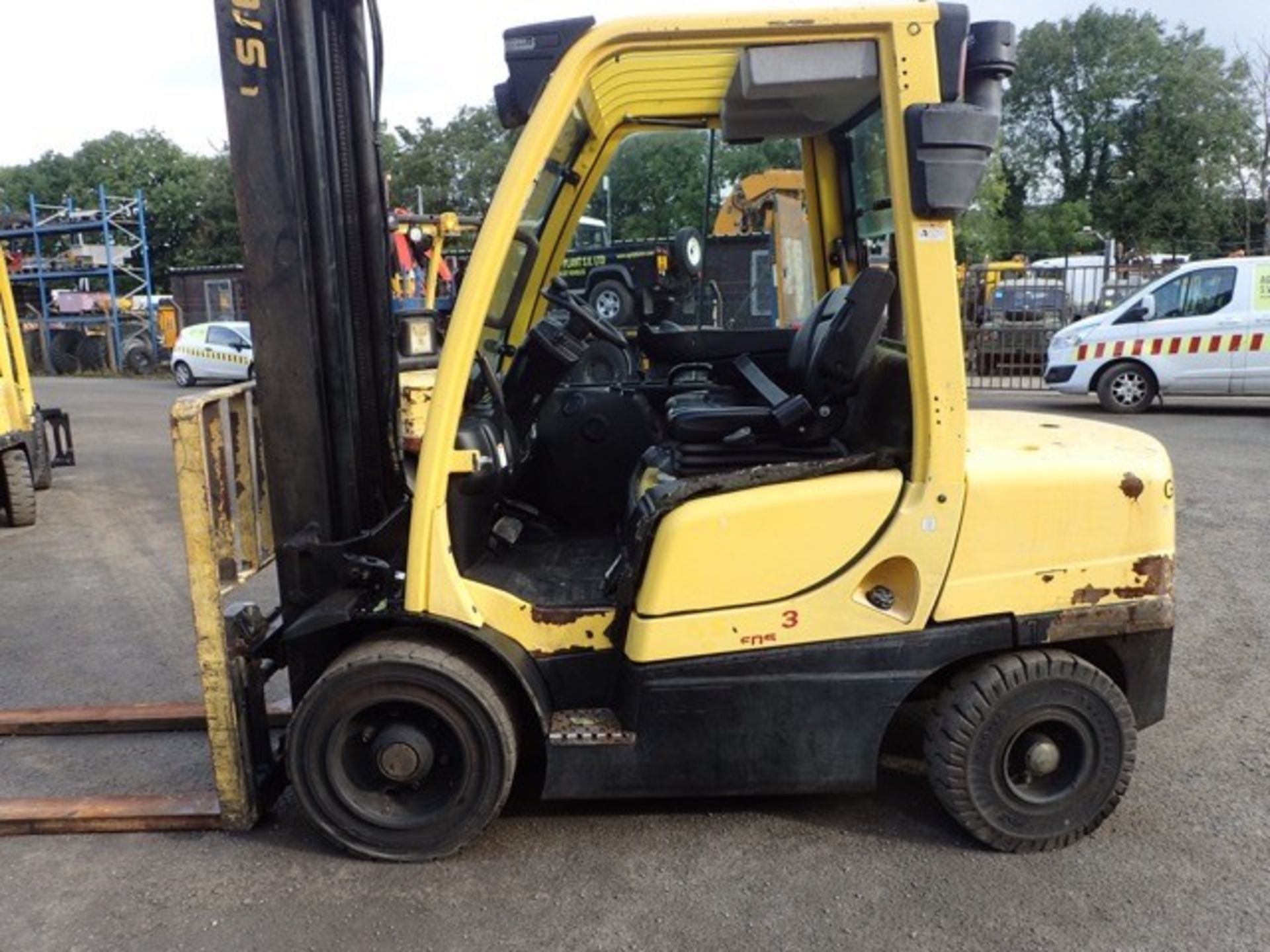 Hyster H3.5 3.5 tonne diesel driven fork lift truck Year: 2012 S/N: L177B37532K Recorded Hours: - Image 7 of 11