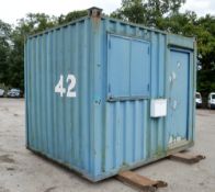 10 ft x 8 ft steel anti vandal site office unit 42