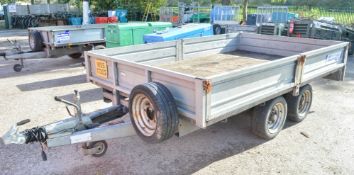 Indespension 10ft x 6ft twin axle plant trailer WSS17302