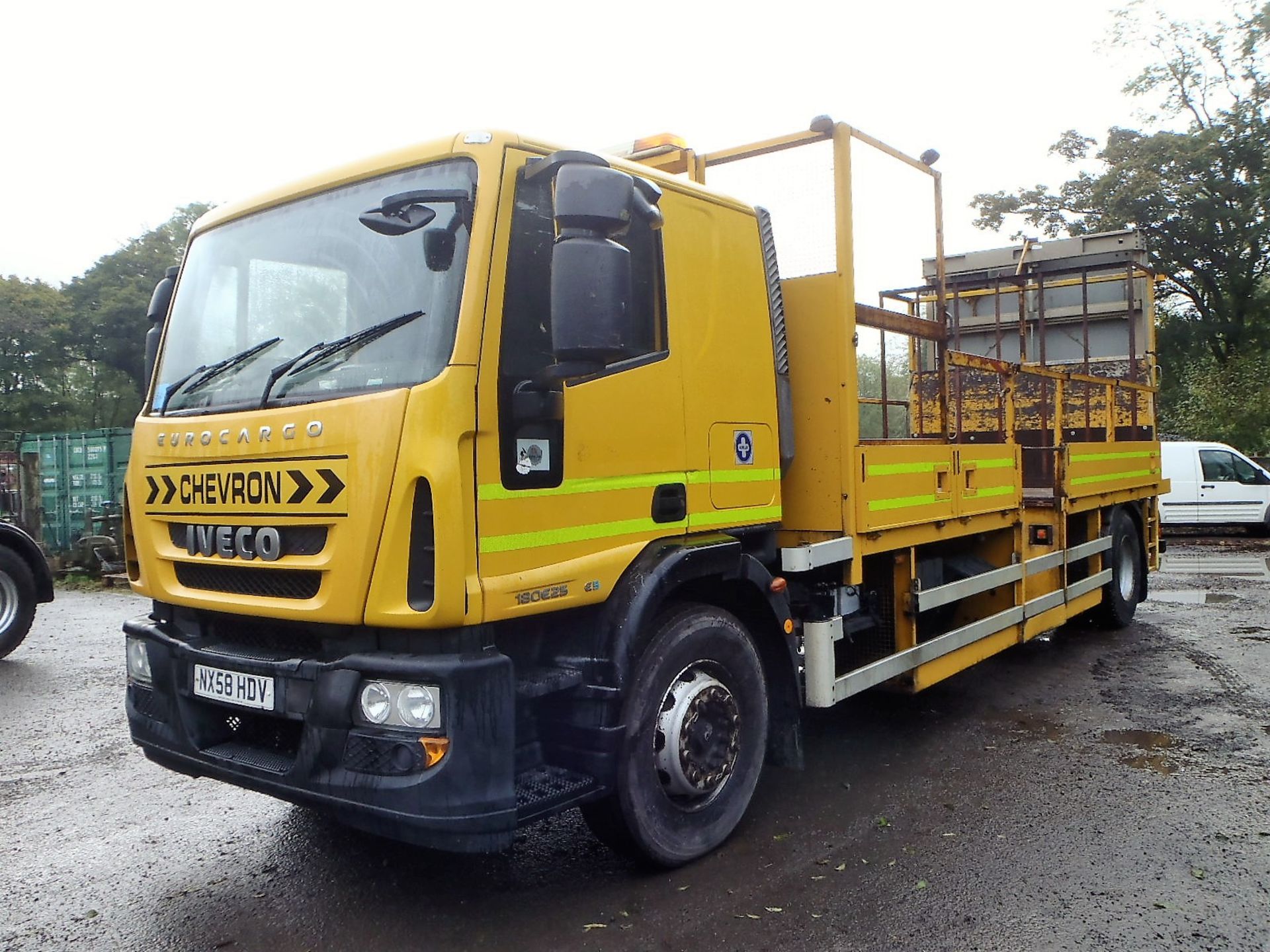 Iveco Eurocargo 18E25 18 tonne flat bed lorry Registration Number: NX58 HDV Date of Registration: - Image 2 of 7