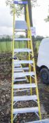 Youngman 7 step aluminium/fibreglass step ladder E0006694