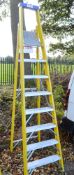 Youngman 7 step aluminium/fibreglass step ladder E0012516