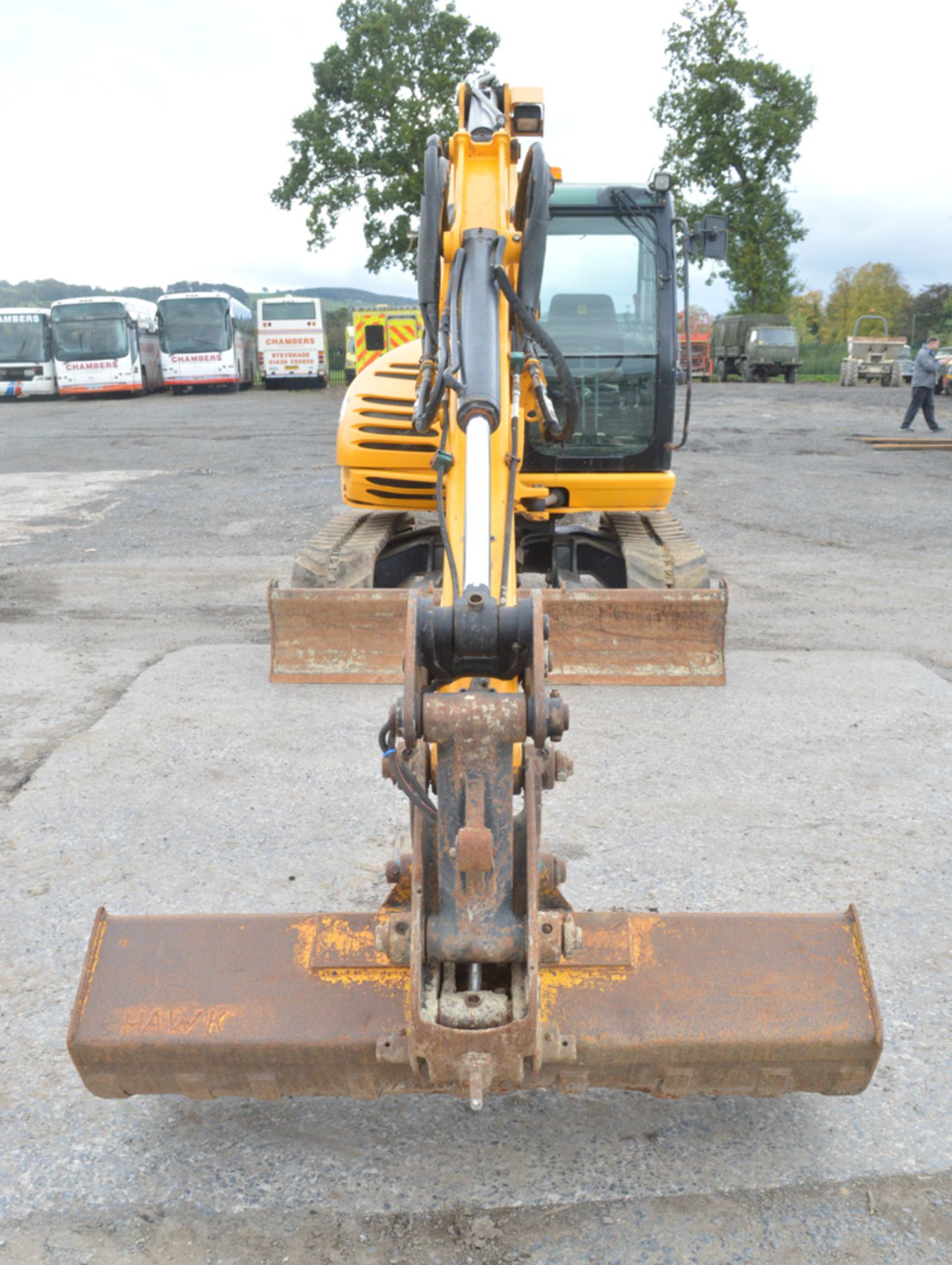 JCB 8085 ZTS Eco 8.5 tonne rubber tracked excavator Year: 2012 S/N: 1072638 Recorded Hours: 4385 - Image 5 of 12