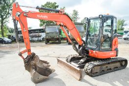 Kubota U48-4 4.8 tonne rubber tracked mini excavator Year: 2012 S/N: 50891 Recorded Hours: 3616