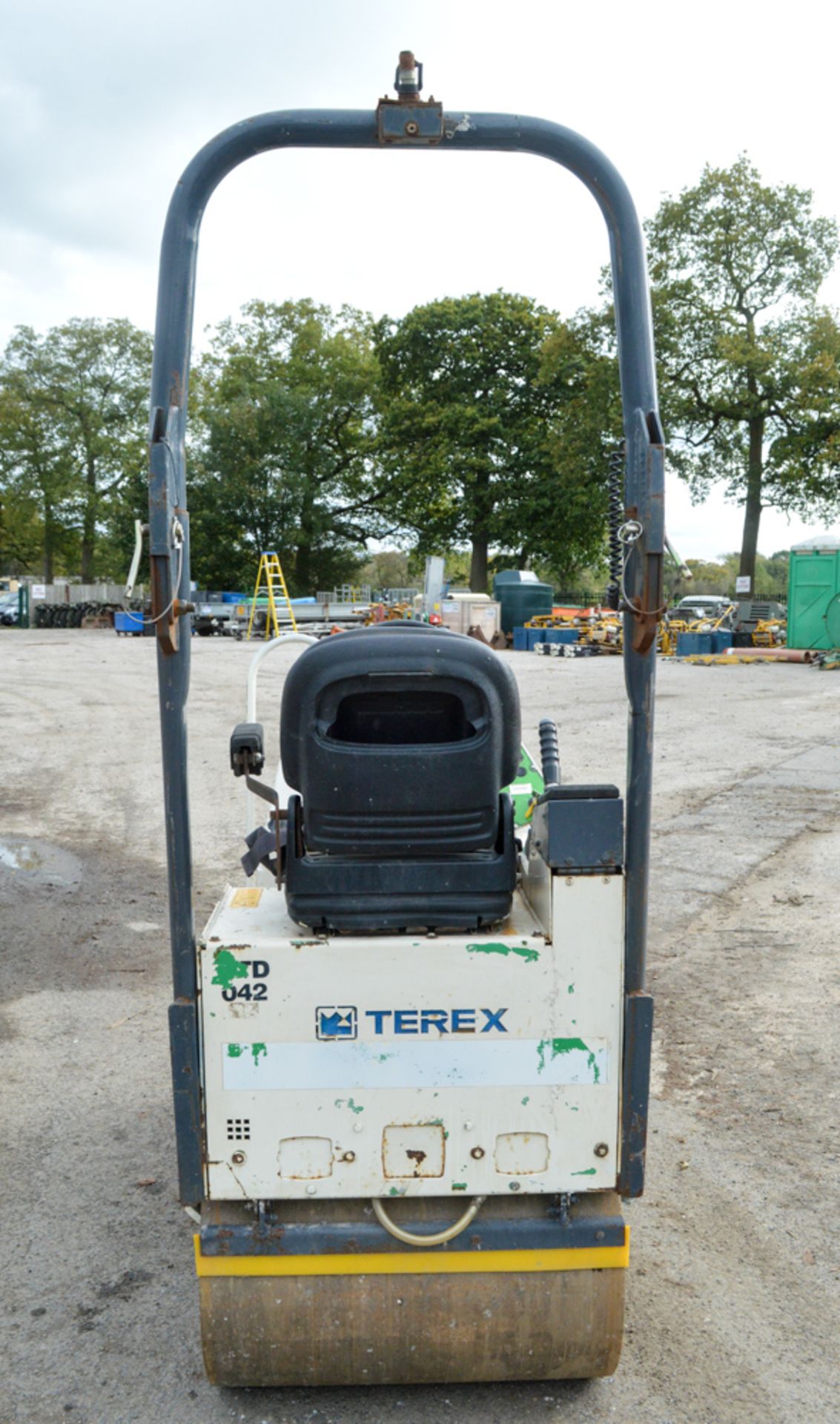 Benford Terex TV800 double drum ride on roller Year: 2007 S/N: E710HU204 Recorded Hours: 320 RTD042 - Image 6 of 8