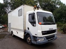 DAF LF45.150 cable winch box welfare unit van Registration Number: BX02 GOA Date of Registration: