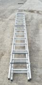 2 stage aluminium roof ladder 17999