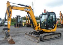 JCB 8085 ZTS Eco 8.5 tonne rubber tracked excavator Year: 2011 S/N:1072263