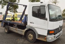 Mercedes-Benz Atego 815 rigid skip loader truck Registration No: T671 LHN Recorded k/m: 227,810 Date